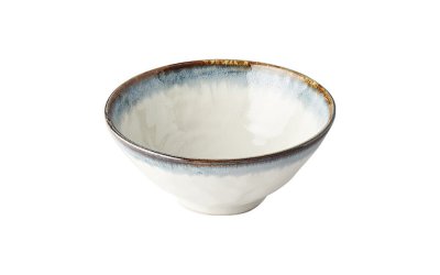 Bol din ceramică pentru udon MIJ Aurora, ø 20 cm, alb