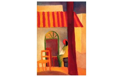 Reproducere tablou August Macke – Turkish Cafe I, 60 x 40 cm