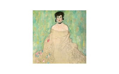 Reproducere tablou Gustav Klimt – Amalie Zuckerkandl, 40 x 40 cm