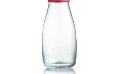 Sticlă ReTap, 300 ml, roz – roșu