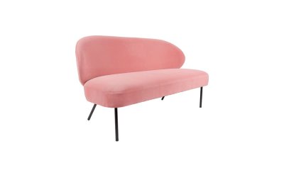 Canapea tip divan Leitmotiv Royal, roz