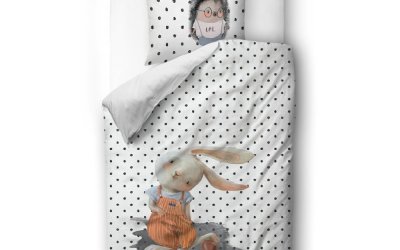 Lenjerie de pat din bumbac Mr. Little Fox Boys From The Forest, 140 x 200 cm