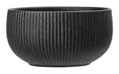 Bol din gresie ceramică Bloomingville Neri, ø 14,5 cm, negru