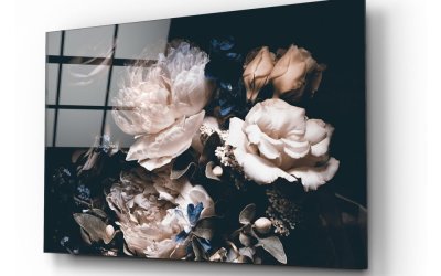 Tablou din sticlă Insigne Bouquet, 72 x 46 cm