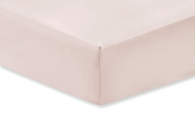 Cearșaf din bumbac satinat Bianca Classic 135 x 190 cm, roz