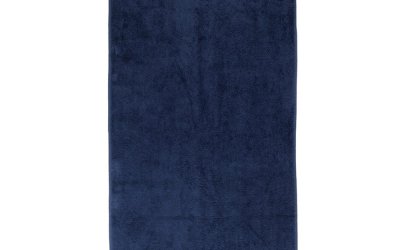 Prosop din bumbac Boheme Alfa, 30 x 50 cm, albastru închis