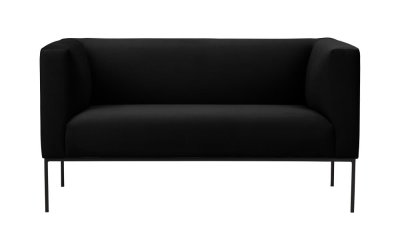 Canapea Windsor & Co Sofas Neptune, 145 cm, negru