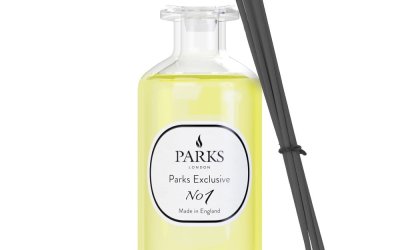 Difuzor cu parfum de lămâie, ceai verde și piersici Parks Candles London, intensitate parfum 8 săptămâni