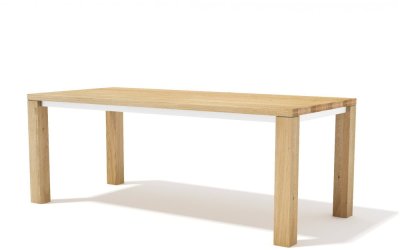 Masă pentru sufragerie, din lemn masiv de stejar Javorina Next, 200 cm