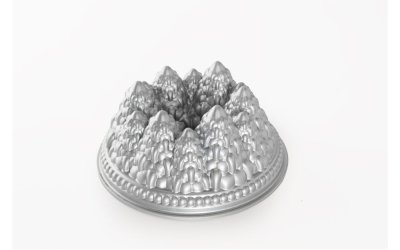 Formă pentru copt Nordic Ware Pines, 2,1 l, argintiu