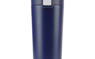 Cană termică Vialli Design Fuori, 400 ml, albastru-închis