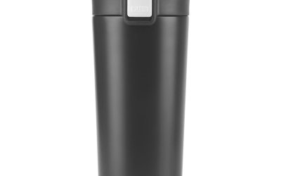 Cană termică Vialli Design Fuori, 400 ml, negru
