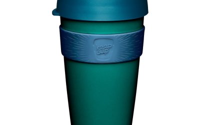 Cană de voiaj cu capac KeepCup Polaris, 454 ml, verde-albastru