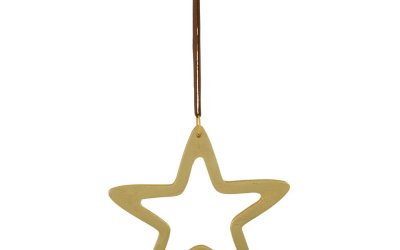 Decorațiune de Crăciun Ego Dekor Star, auriu