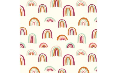 Hârtie de împachetat eleanor stuart Floral No. 2 Rainbow