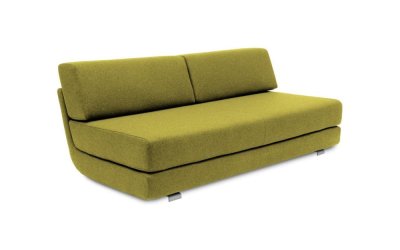 Canapea extensibilă Softline Lounge, galben