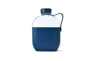 Sticlă pentru apă cu agățătoare HIP Space, 650 ml, albastru