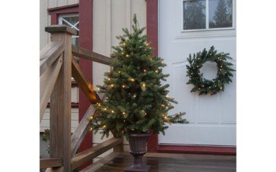Brad artificial de Crăciun cu LED Star Trading Byske, înălțime 120 cm