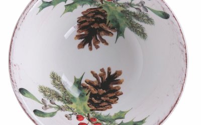 Bol de Crăciun din ceramică Villa d’Este Ortisei, ø 18 cm