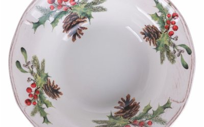 Bol de Crăciun din ceramică Villa d’Este Ortisei, ø 36 cm