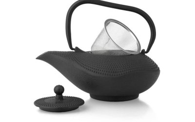 Ceainic din fontă cu infuzor Bredemeijer Alladin 1 l, negru