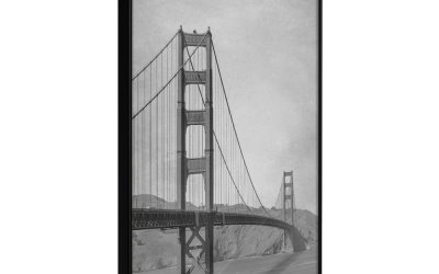 Poster cu ramă Artgeist Bridge in San Francisco II, 20 x 30 cm