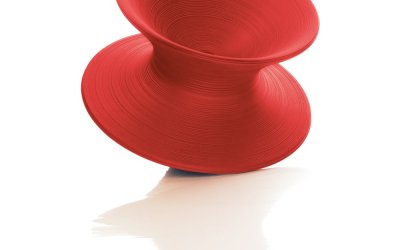 Fotoliu scaun Magis Spun, ø 91 cm, roșu