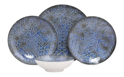 Set veselă 24 piese din porțelan Güral Porselen Ornaments