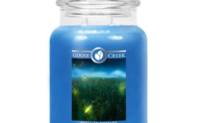 Lumânare parfumată în recipient de sticlă Goose Creek Summer Fireflies, 150 de ore de ardere
