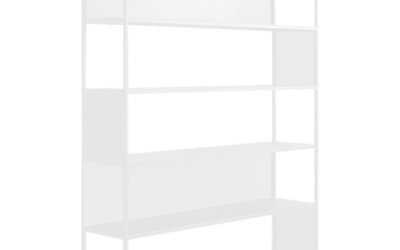 Bibliotecă Custom Form Hyller H, înălțime 180 cm, alb