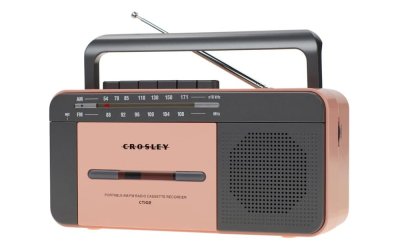 Casetofon Crosley Cassette, roz – gri