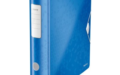 Biblioraft Leitz 180° Active WOW, 75 mm, albastru