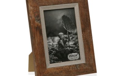 Ramă foto din lemn pentru fotografie Versa Madera Marron, 17 x 22 cm