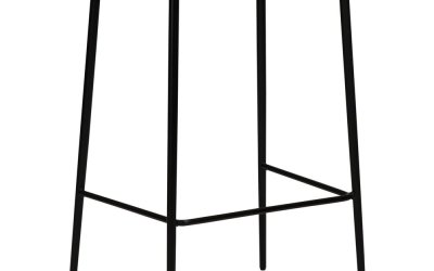 Scaun bar DAN-FORM Denmark Stiletto, bej – natural, înălțime 68 cm
