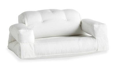 Canapea extensibilă adecvată pentru exterior Karup Design Design OUT™ Hippo White, alb
