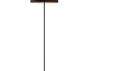 Lampadar Sotto Luce Mika, Ø 40 cm, cupru/negru