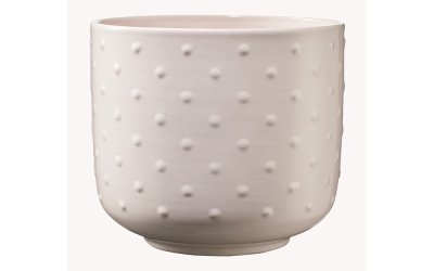Ghiveci din ceramică Big pots Baku, ø 13 cm, bej-roz
