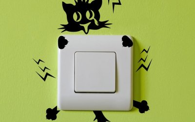 Autocolant Ambiance Plug Kitten Electro