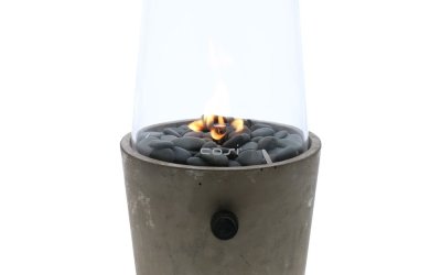 Lampă cu gaz Cosi Cement, înălțime 38 cm, beton