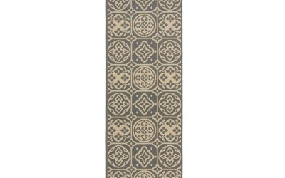 Covor de exterior Flair Rugs Tile, 66 x 230 cm, gri