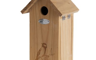 Căsuță din lemn de pin pentru păsări Esschert Design Parus Major