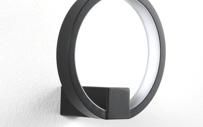 Aplică Tomasucci Ring, ø 15 cm, negru