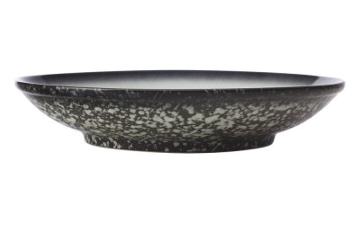 Bol servire din ceramică Maxwell & Williams Caviar, ø 25 cm, alb – negru