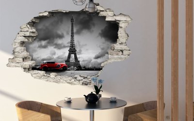 Autocolant Ambiance Ladscape Paris, 60 x 90 cm