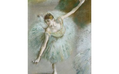 Reproducere tablou Edgar Degas – Dancer in Green, 55 x 30 cm
