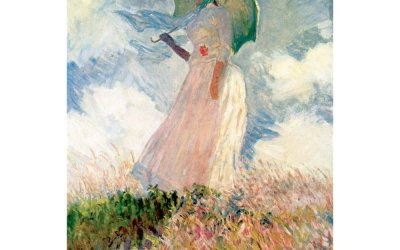 Reproducere tablou Claude Monet – Woman with Sunshade, 45 x 30 cm