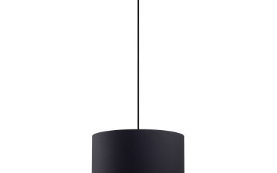 Lustră cu cablul negru Sotto Luce Mika, ∅ 40 cm, negru