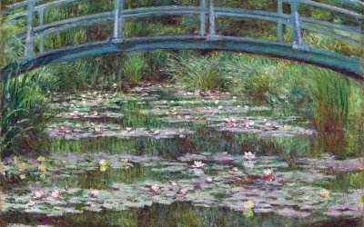 Reproducere tablou Claude Monet – The Japanese Footbridge, 50×40 cm
