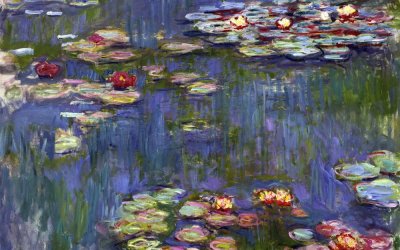Reproducere tablou Claude Monet – Water Lilies, 50 x 50 cm