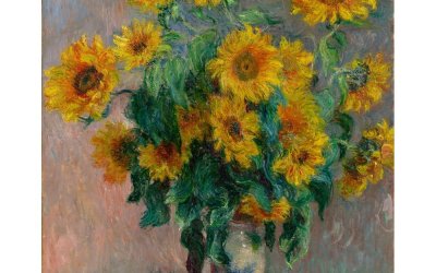 Reproducere tablou Claude Monet – Bouquet of Sunflowers , 50 x 40 cm